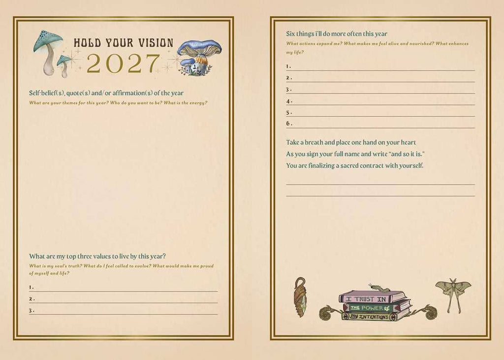 2027 Manifest Your Dreams Planner Calendar by Alexis Rakun