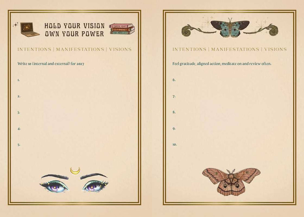 2027 Manifest Your Dreams Planner Calendar by Alexis Rakun