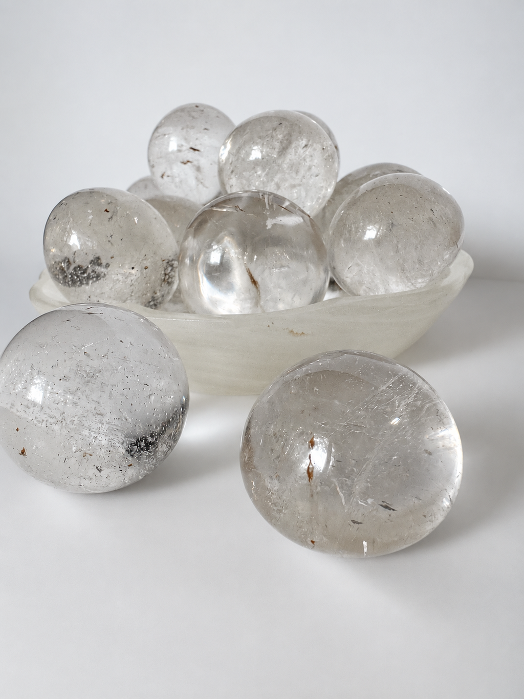 Clear Quartz Round Tumble