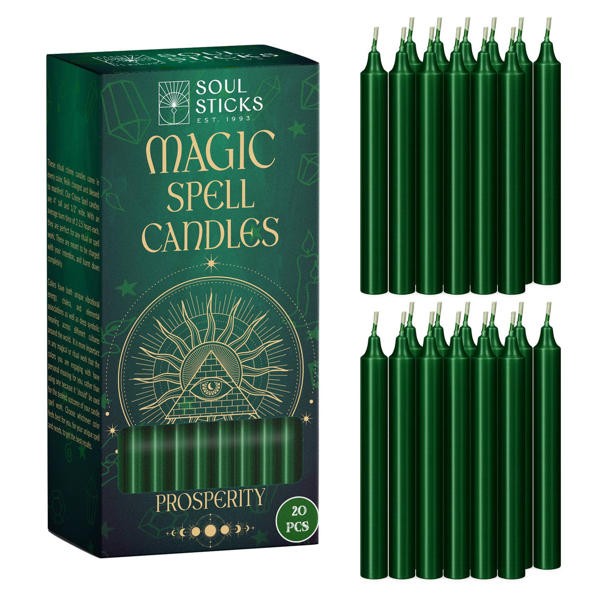 Magic Spell Candles - Soul Sticks Prosperity (20)