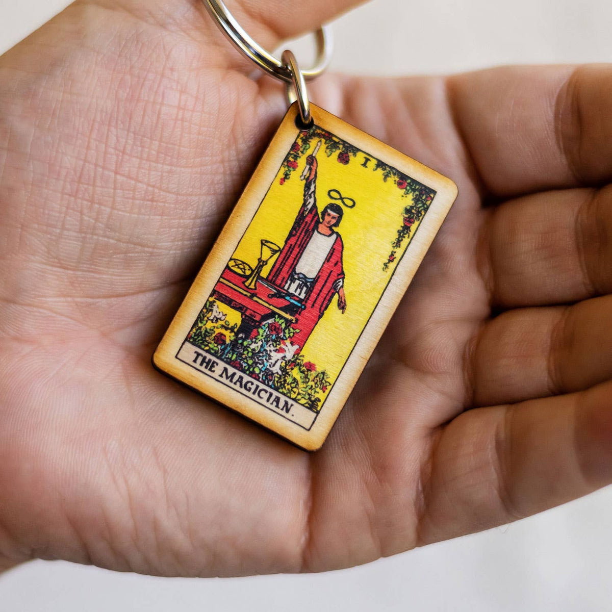 Tarot - 1 - the Magician Keychain