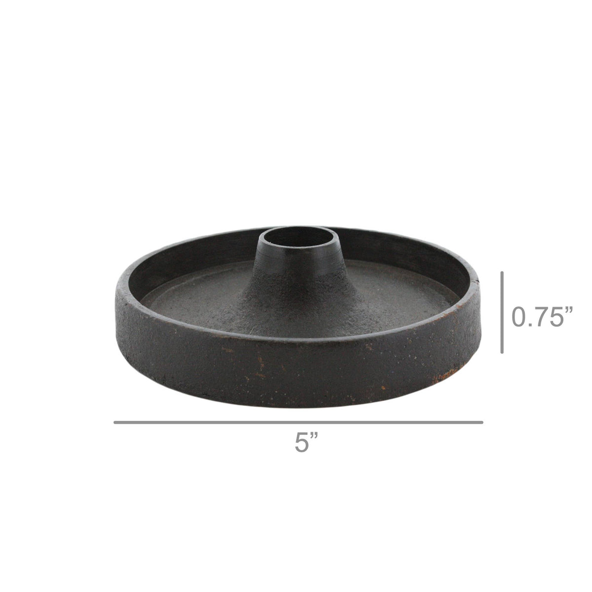 Brooks Cast Iron Taper Candle Holder