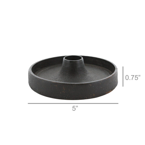 Brooks Cast Iron Taper Candle Holder
