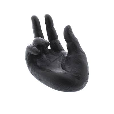 Cast Iron Hand Card Holder