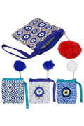 Evil Eye Protection Pouch Wristlet