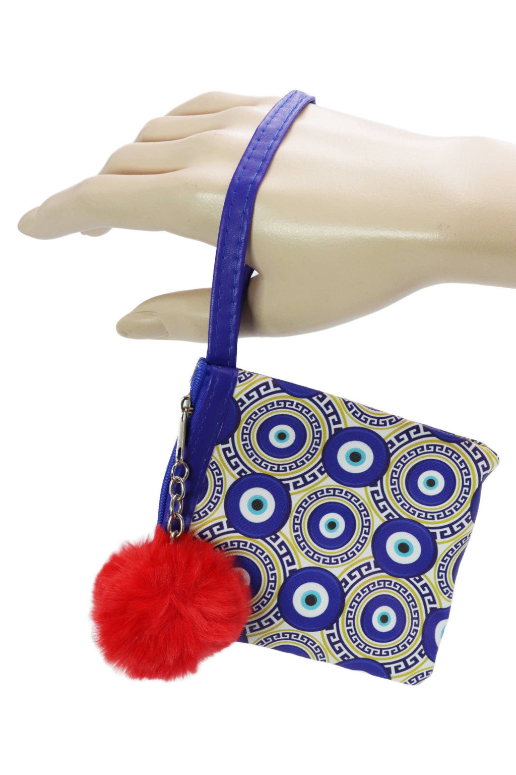 Evil Eye Protection Pouch Wristlet