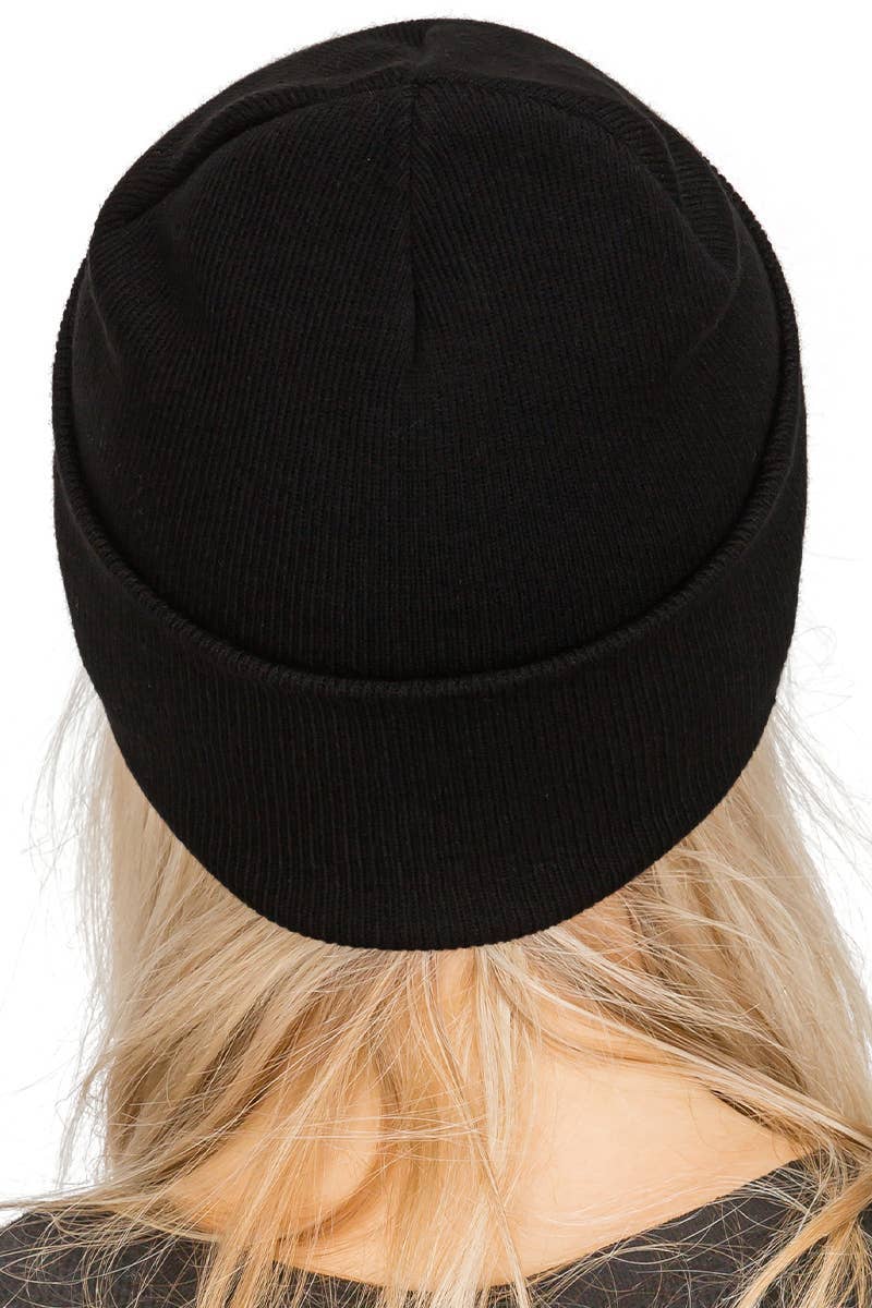 Peace Victory Rebel Skeleton Beanie