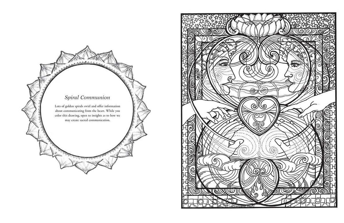 Sacred Geometry Coloring Book by Francene Hart