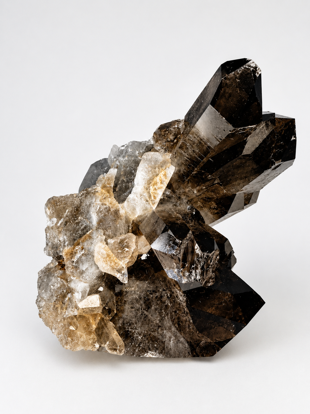 Smoky Quartz Cluster