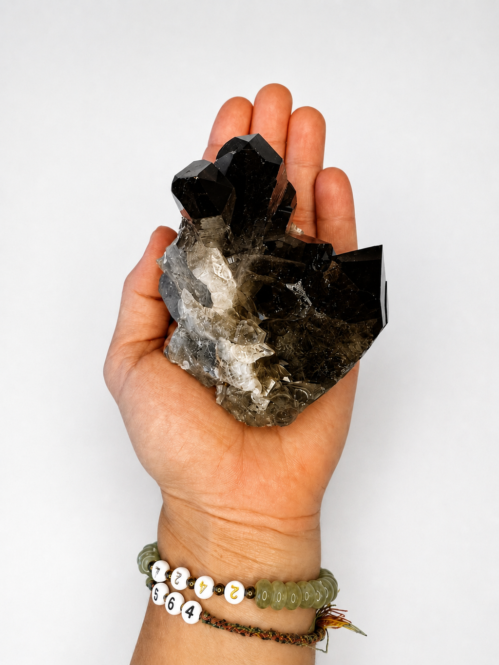 Smoky Quartz Cluster