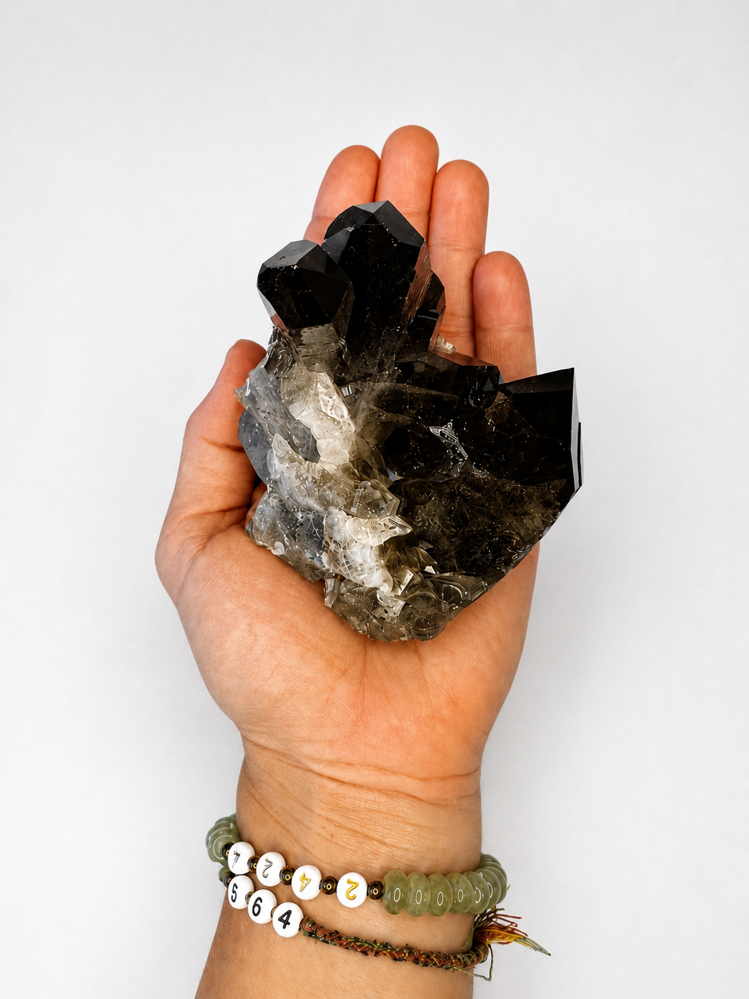 Smoky Quartz Cluster