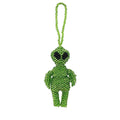 Beaded Alien Body Figurine Seed Bead Hanging Ornament