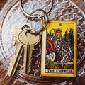 Tarot - 3 - The Empress Full Color Wooden Keychain
